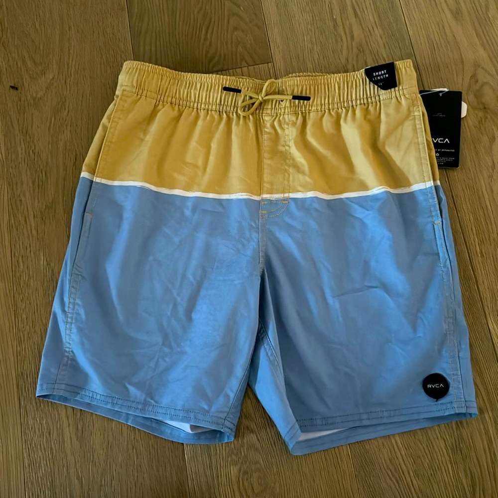 NWT RVCA boys swim trunks